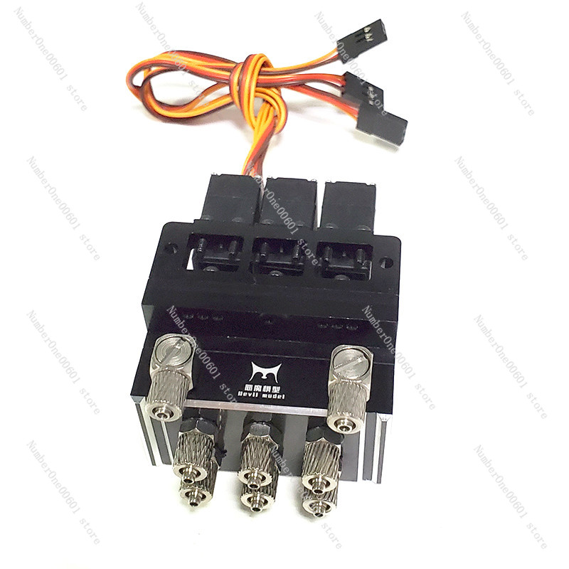 Rc Hydraulic Valve Directional 3 Way - RCモデル 3方向油圧方向制御弁 モデル掘削機油圧弁 フォークリフト油圧ステアリング弁 モデル