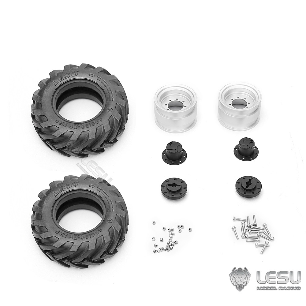 Rc Hydraulic Wheel Loader 1/14 - RC LESU 1/14 タイヤホイールハブ 6MDX。タミヤ製油圧ショベル、ローダー、ダンプトラック、スカニア、MAN、ボルボのトレーラー、ダンプカー用。DIYパーツ。