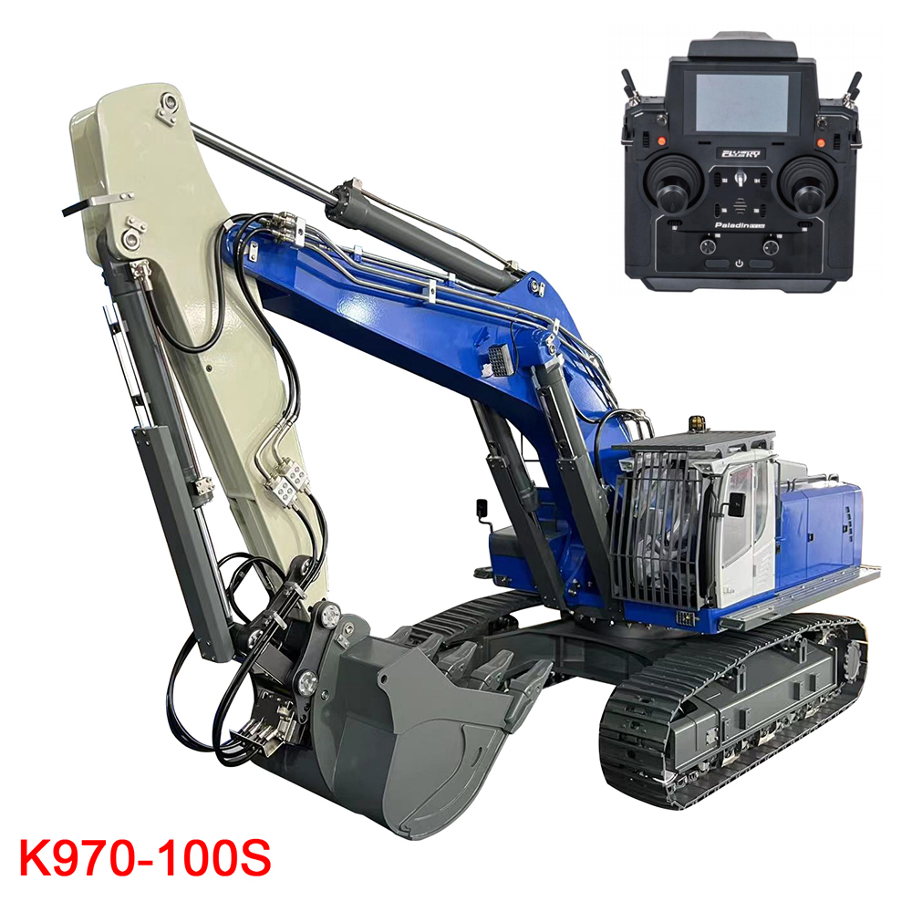 Rc Hydraulic Excavator 1/14 Metal - 新型1/14油圧式RCメタルショベルカー モデルK970 100S ラジコン ヘビーデューティー マイニングショベルカー