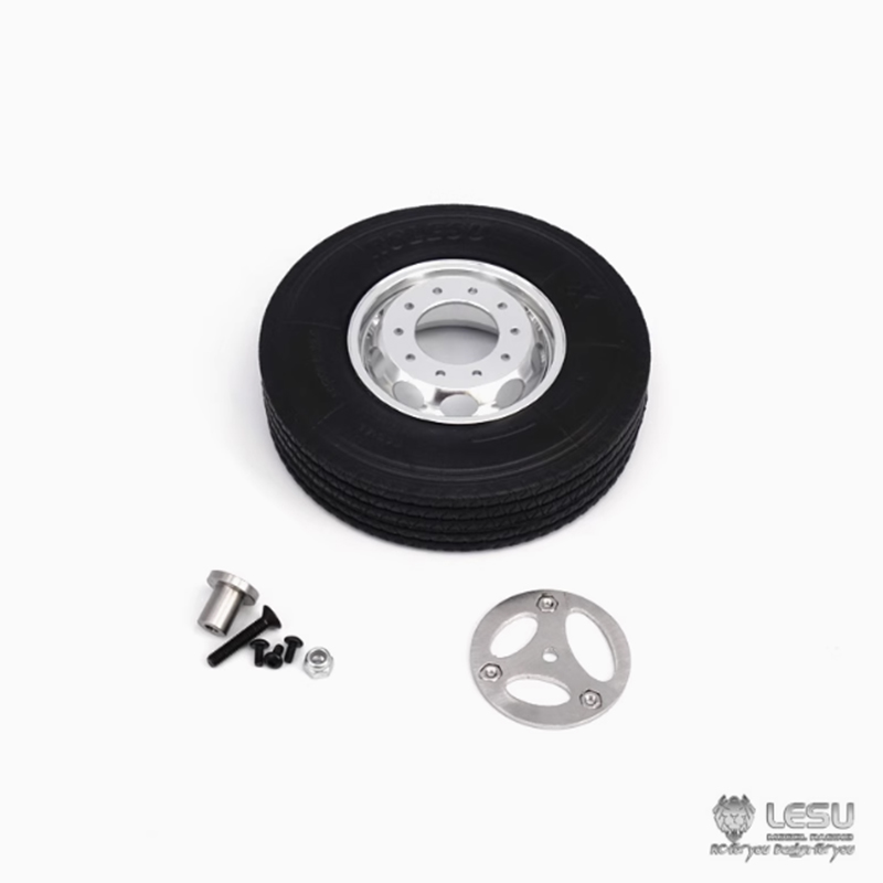 Rc Hydraulic Wheel Loader 1/14 - RC 1/14 スペアタイヤ取り付け用便利な研磨ホイール タミヤ油圧ショベル ローダー ダンプトラック