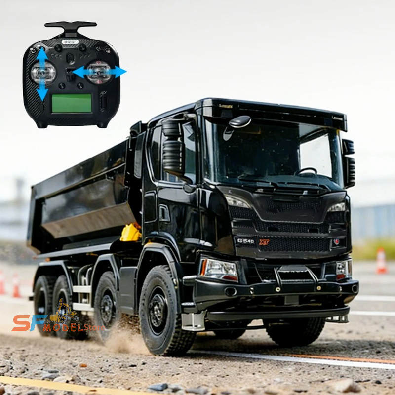 Rc Hydraulic Dump Truck 8X8 Metal - ダブルイーグル 8x8 油圧ダンプトラック 1/14 E118 G580