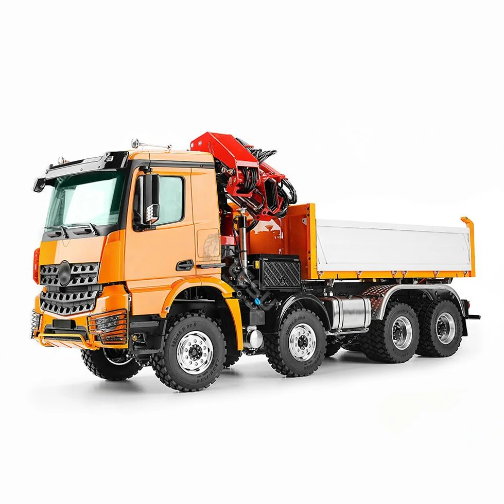 リモートコントロール油圧クレーントラック,金属モデル,pl1 - Rc Hydraulic Dump Truck 8X8 Metal のレビューと価格