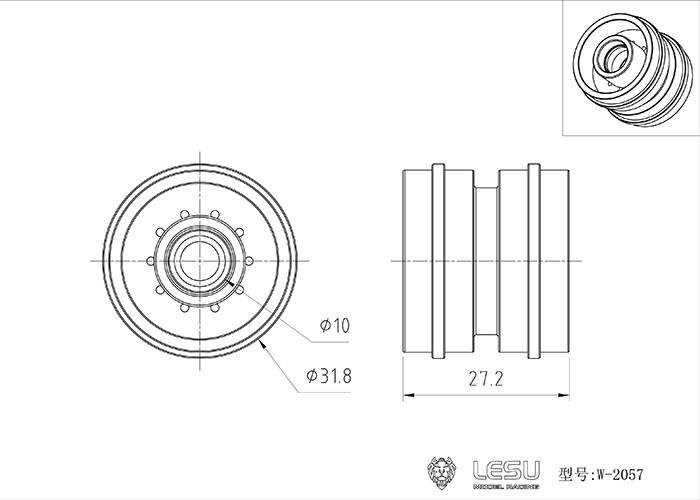 RC 1/14 W-2057 金属製 LESU アルミニウム - Rc Hydraulic Wheel Loader 1/14 のレビューと価格