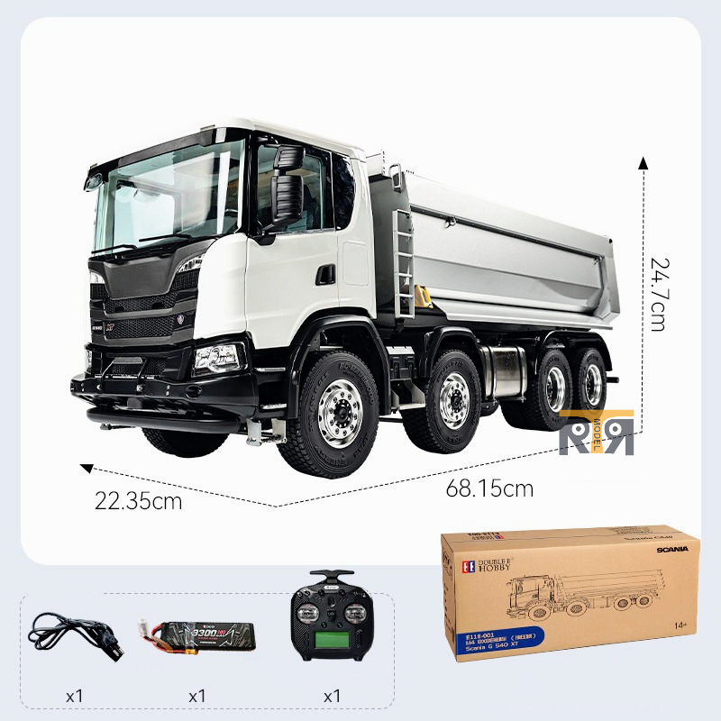 ダブルE G580 1/14 8x8 RC油圧ダンプトラック - Rc Hydraulic Dump Truck 8X8 Metal のレビューと価格