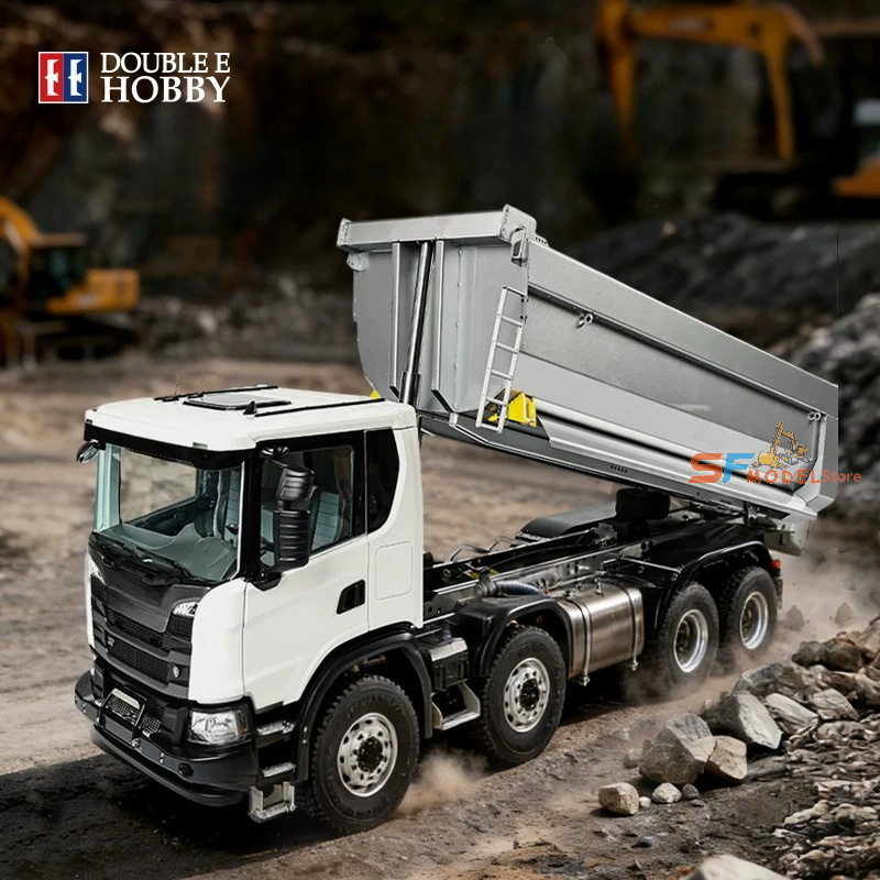 ダブルE G580 1/14 8x8 RC油圧ダンプトラック - Rc Hydraulic Dump Truck 8X8 Metal のレビューと価格