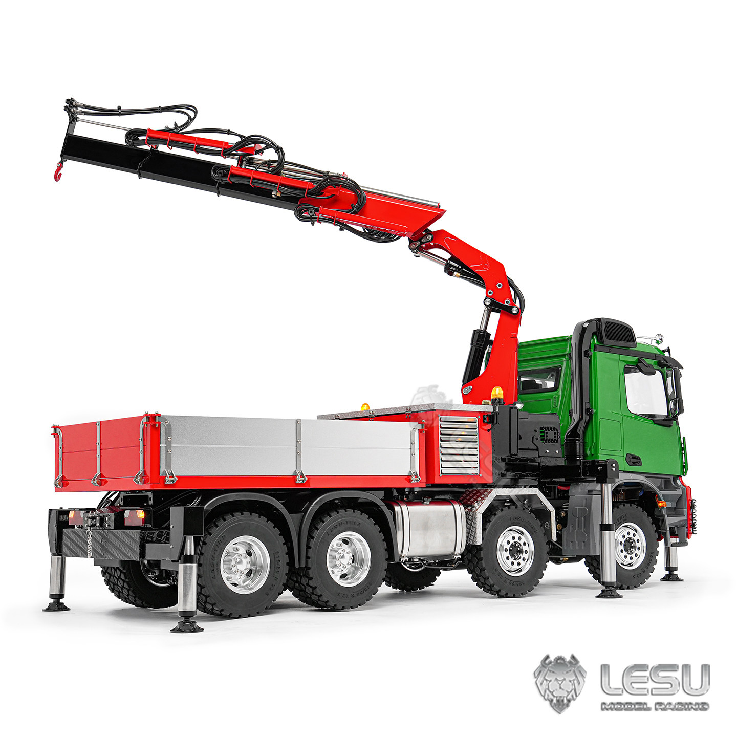LESU トラック搭載クレーン 1/14 3363 8X8  - Rc Hydraulic Dump Truck 8X8 Metal のレビューと価格