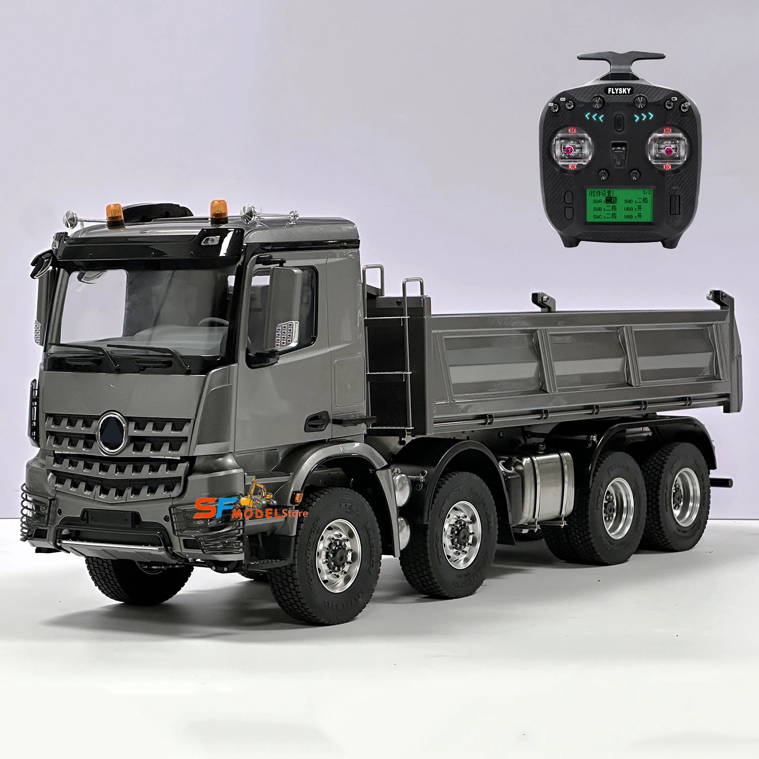 8x8 RCトラック 1/14 油圧式RCダンプトラック メ - Rc Hydraulic Dump Truck 8X8 Metal のレビューと価格