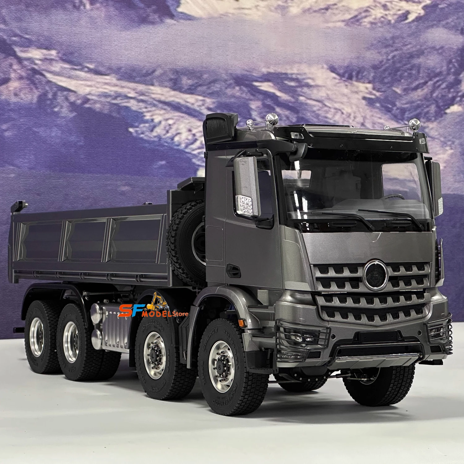 8x8 RCトラック 1/14 油圧式RCダンプトラック メ - Rc Hydraulic Dump Truck 8X8 Metal のレビューと価格